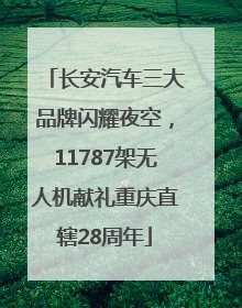 长安汽车三大品牌闪耀夜空，11787架无人机献礼重庆直辖28周年
