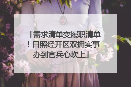 需求清单变履职清单！日照经开区双拥实事办到官兵心坎上