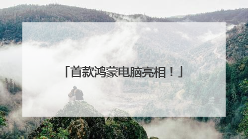 首款鸿蒙电脑亮相！