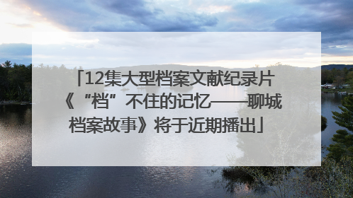 12集大型档案文献纪录片《“档”不住的记忆——聊城档案故事》将于近期播出