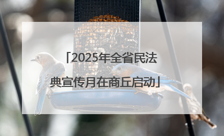 2025年全省民法典宣传月在商丘启动