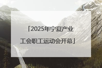 2025年宁夏产业工会职工运动会开幕