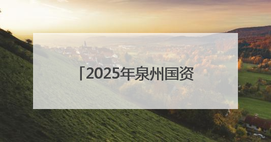 2025年泉州国资国企首场省外招商活动签约总投资141亿