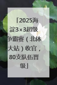 2025海淀3×3超级争霸赛（北体大站）收官，80支队伍晋级